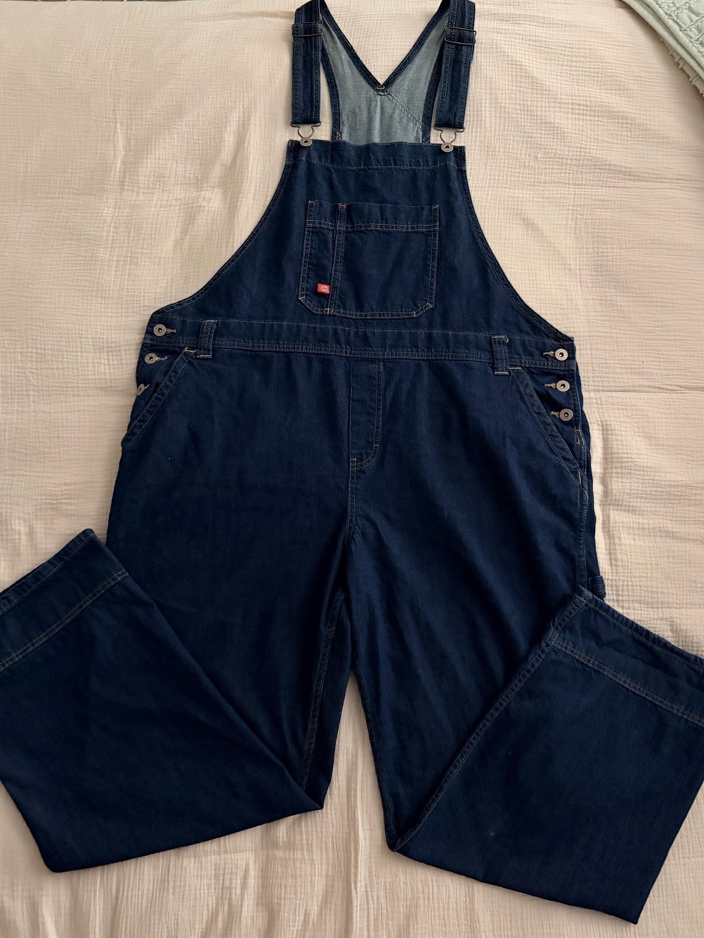 Dark Blue Dickies Denim Overalls - Classic